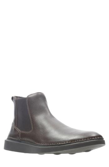 Men's Clarks Hale Mid Chelsea Boot M - Brown