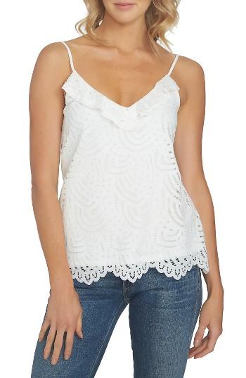Women's 1. State Spaghetti Strap Ruffle Camisole