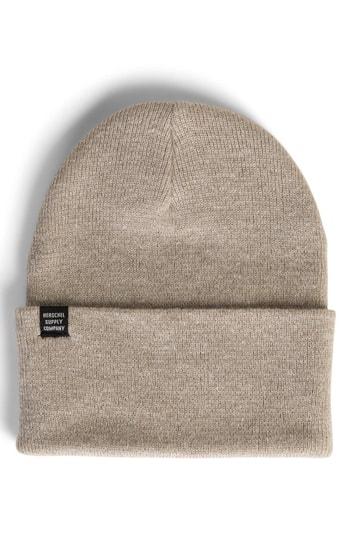 Men's Herschel Supply Co. 'frankfurt' Solid Knit Cap - Beige