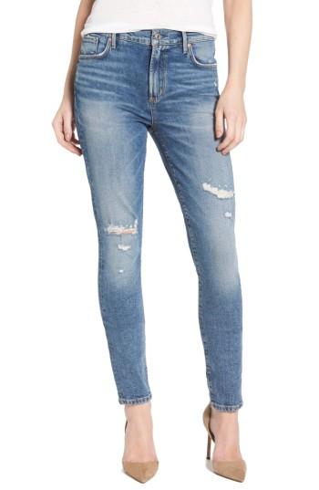 Women's Agolde Sophie Distressed High Waist Skinny Jeans