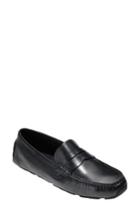 Women's Cole Haan Rodeo Penny Driving Loafer .5 B - Black