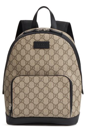 Men's Gucci Eden Canvas Backpack - Beige