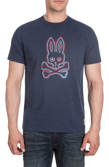 Men's Psycho Bunny Graphic T-shirt (xs) - Blue