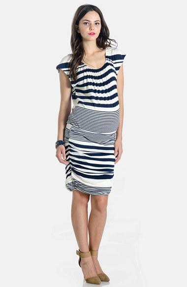 Women's Lilac Clothing 'mila' Maternity Dress - Blue