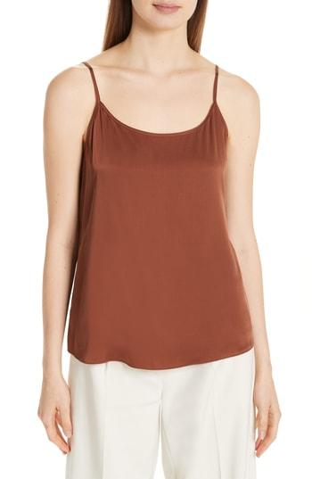 Women's Eileen Fisher Stretch Silk Camisole - Brown