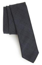 Men's Eleventy Plaid Wool Tie
