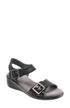 Women's Trotters Eden Wedge Sandal N - Black