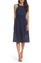 Women's Vince Camuto Fit & Flare Midi Dress - Blue