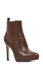 Women's Nine West Quillen Stretch Bootie M - Brown