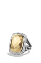 Women's David Yurman 'albion' Ring With Diamonds And Gold