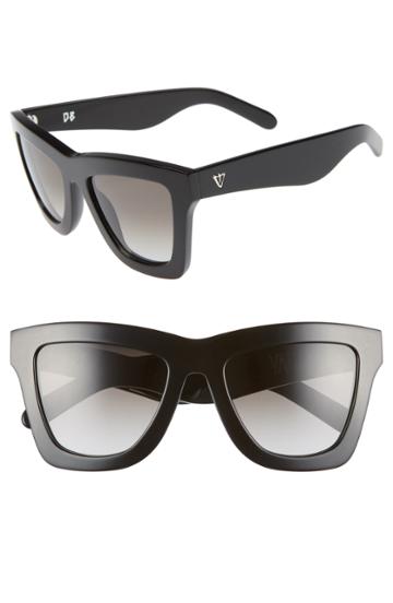Women's Valley 'db' 49mm Oversized Sunglasses -