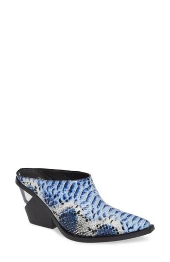 Women's Jeffrey Campbell Traject-lh Notch Heel Mule M - Grey