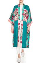 Women's Sandro Kimono Jacket Us / 34 Fr - Blue/green
