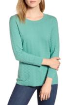 Women's Vince Camuto Rhombus Stitch Sweater - Green