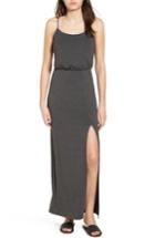 Women's Knit Maxi Dress - Grey
