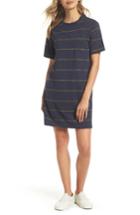 Women's Knot Sisters Sunset Stripe T-shirt Dress - Blue