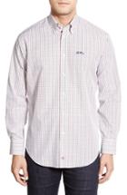 Men's Thomas Dean 'ole Miss Rebels' Regular Fit Long Sleeve Tattersall Sport Shirt