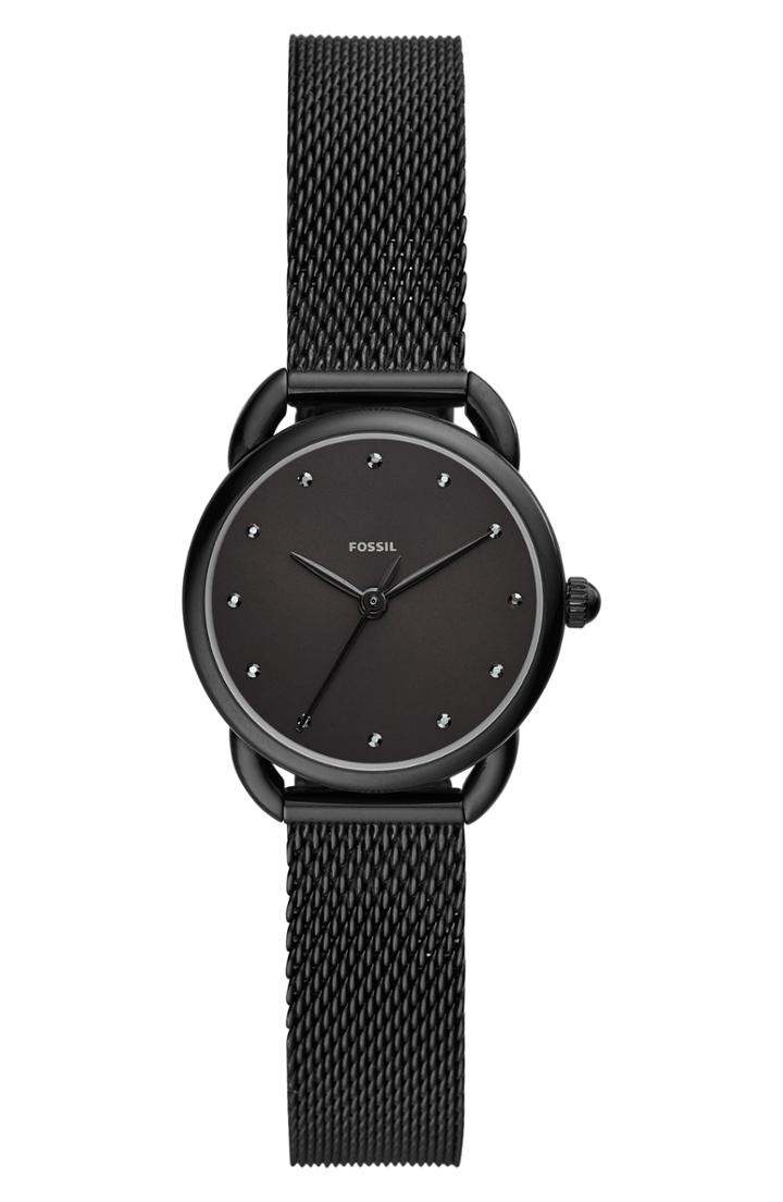 Women's Fossil Tailor Mesh Strap Watch, 35mm