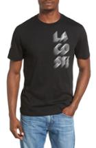 Men's Lacoste 3d Print Logo Graphic T-shirt (xl) - Black