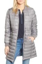 Women's Kenneth Cole New York Lightweight Quilted Puffer Coat - Grey