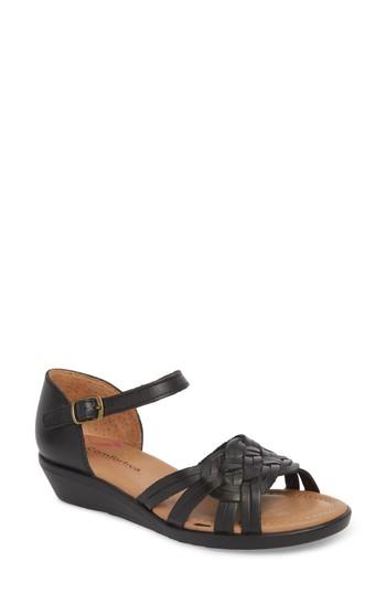 Women's Comfortiva Fortune Sandal .5 M - Black