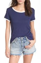 Women's Pst By Project Social T Ringer Tee - Blue