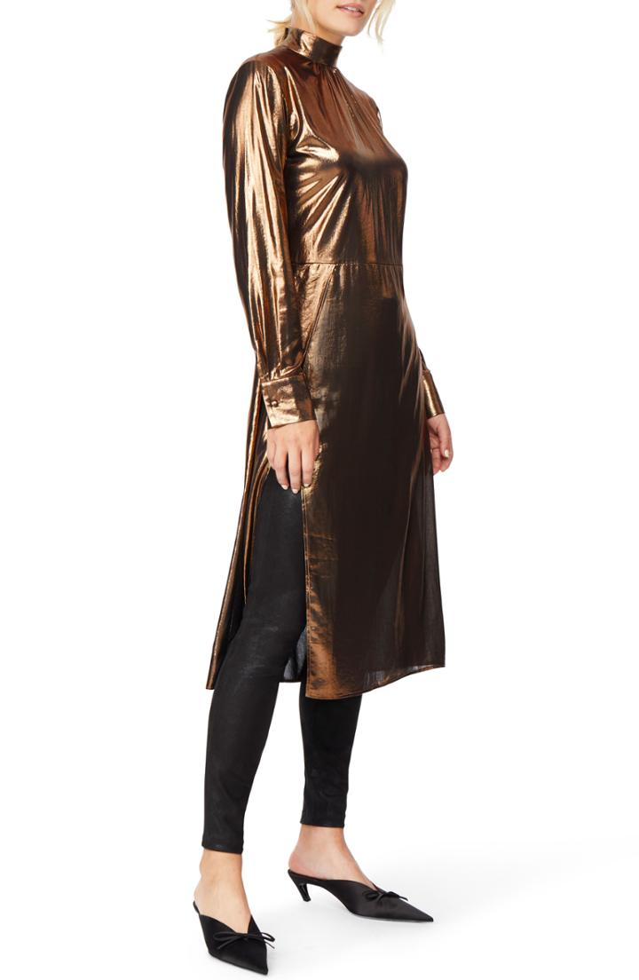 Women's Habitual Rose Gold Dress - Metallic