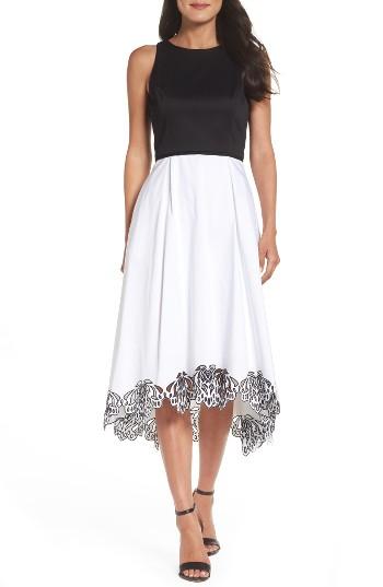 Women's Tahari Fit & Flare Dress - Ivory