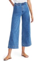 Women's Madewell Emmett Crop Wide Leg Jeans - Blue