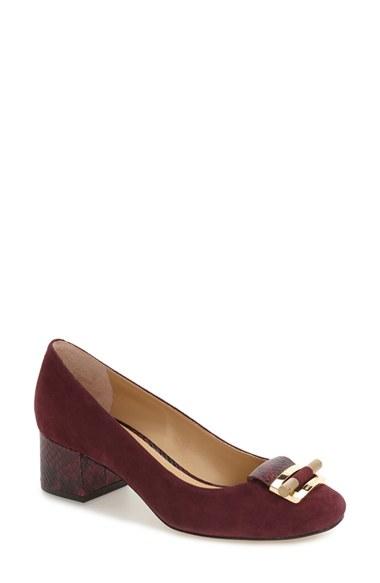 Women's Michael Michael Kors 'gloria' Square Toe Pump M - Purple