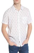 Men's Rails Carson Slim Fit Sailboat Print Sport Shirt - White