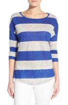 Women's Tommy Bahama 'landers' Stripe Three-quarter Sleeve Tee