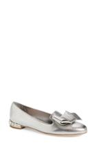 Women's Miu Miu Bow Loafer .5us / 34.5eu - Metallic