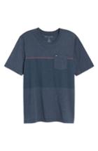 Men's Travis Mathew Jeramie Stripe Pocket T-shirt, Size - Blue