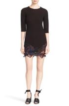 Women's 3.1 Phillip Lim Lace Trim Rib Knit Dress