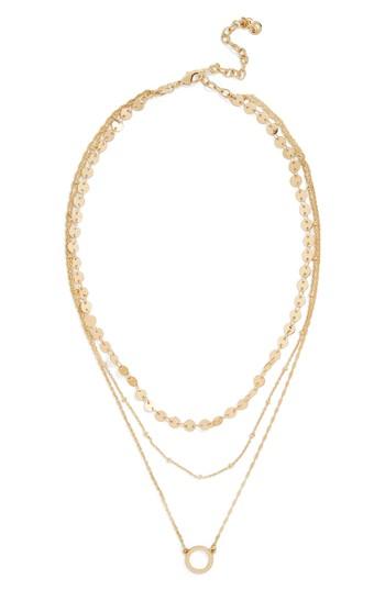 Women's Baublebar Adrielle Triple Strand Necklace