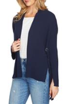 Women's 1.state Side Lace-up Cardigan, Size - Blue