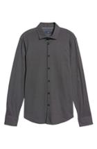 Men's Stone Rose Slim Fit Micro Dot Knit Sport Shirt - White
