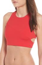 Women's Volcom Simply Seamless Bikini Top - Red