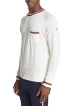 Men's Moncler Multistripe Sweater - White