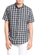 Men's Hurley Havoc Dri-fit Plaid Woven Shirt - Black