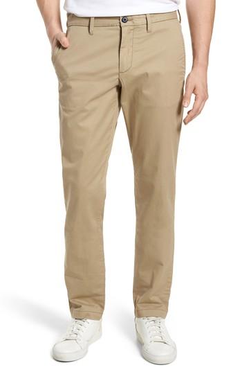 Men's 1901 Ballard Slim Fit Stretch Chino Pants X 30 - Brown