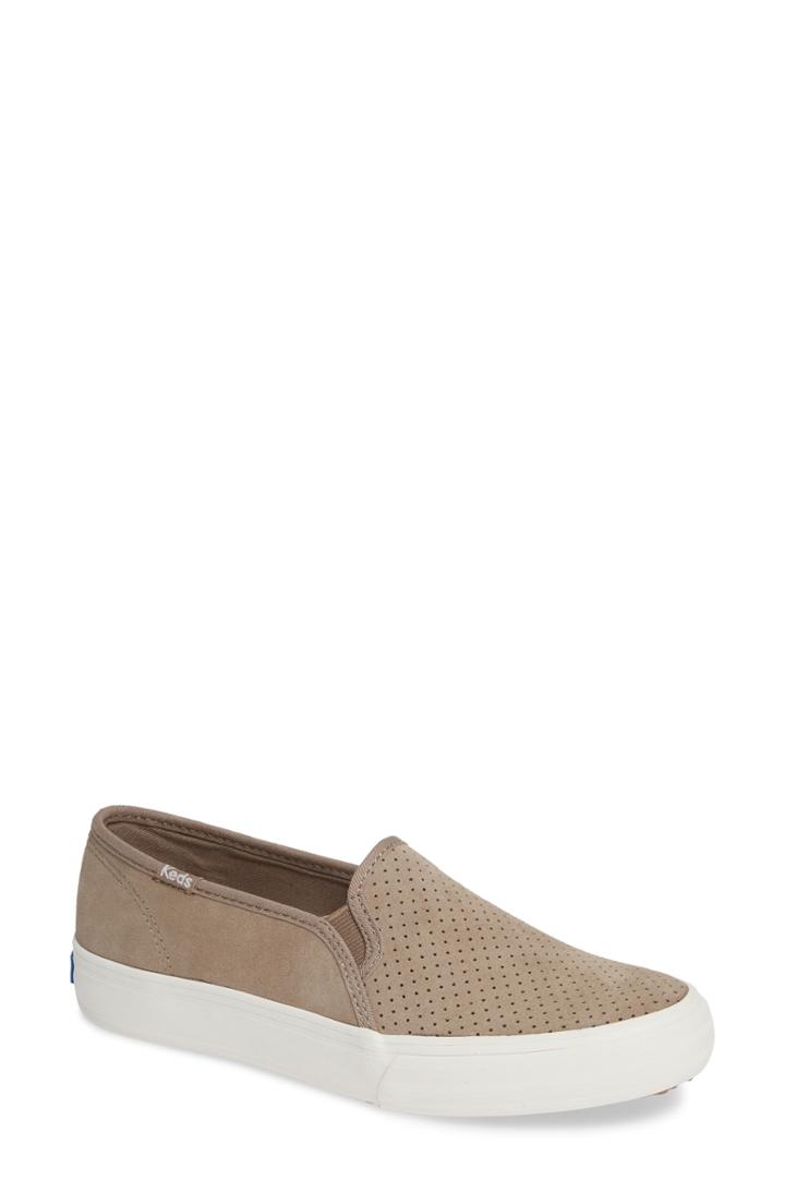 Women's Keds Double Decker Perforated Slip-on Sneaker