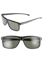 Men's Boss 60mm Sunglasses - Black/ Grey Green