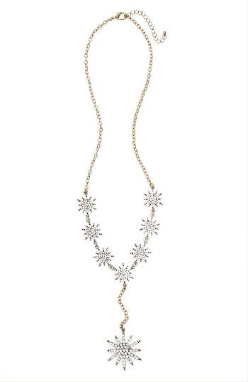 Women's Sole Society Celestial Crystal Statement Y-necklace