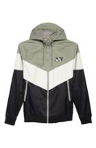 Men's Nike Windrunner Wind & Water Repellent Hooded Jacket - Grey