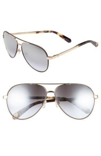 Women's Kate Spade New York Amaris 59mm Sunglasses - Gold Brown