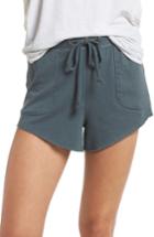 Women's Junk Food Raw Cut Lounge Shorts - Grey
