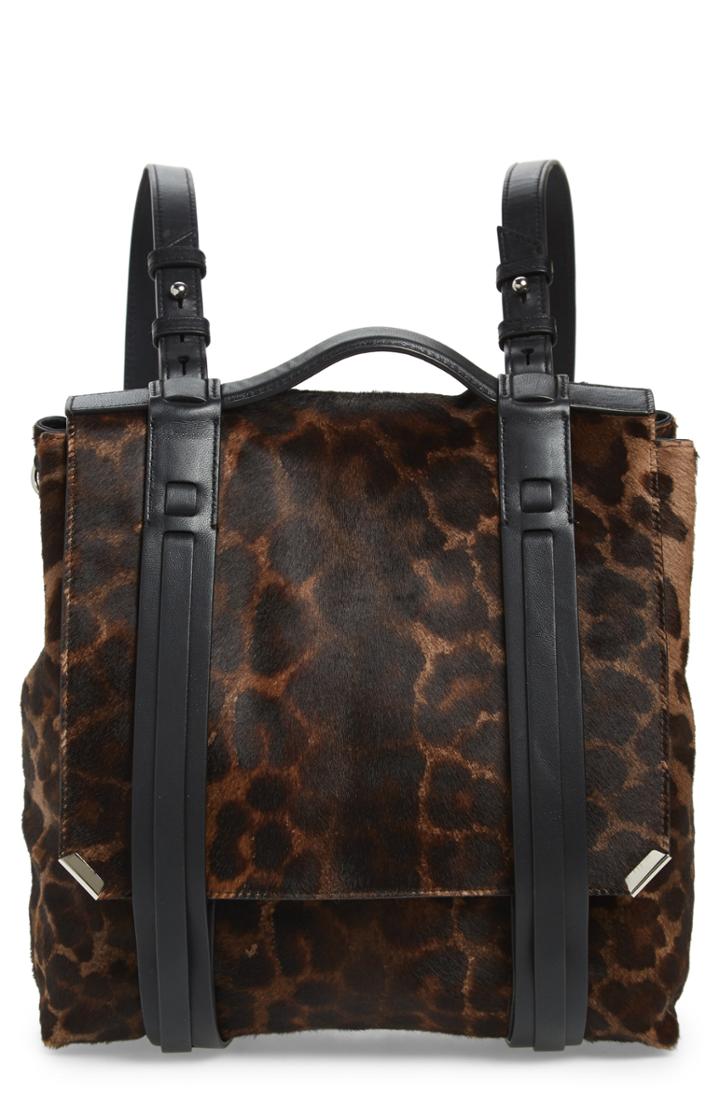 Allsaints Vincent Genuine Calf Hair Backpack -