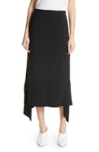 Women's Joseph Stevie Shark Bite Skirt Us / 42 Fr - Black